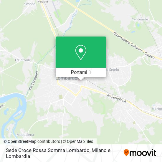 Mappa Sede Croce Rossa Somma Lombardo
