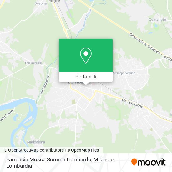 Mappa Farmacia Mosca Somma Lombardo