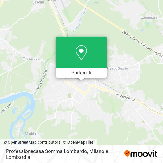 Mappa Professionecasa Somma Lombardo
