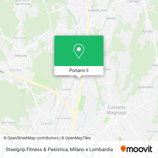 Mappa Steelgrip Fitness & Pesistica