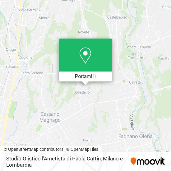 Mappa Studio Olistico l'Ametista di Paola Cattin