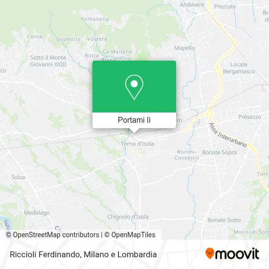Mappa Riccioli Ferdinando