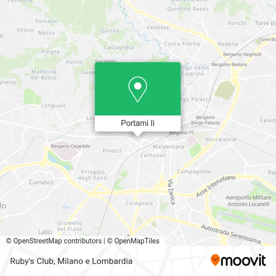 Mappa Ruby's Club