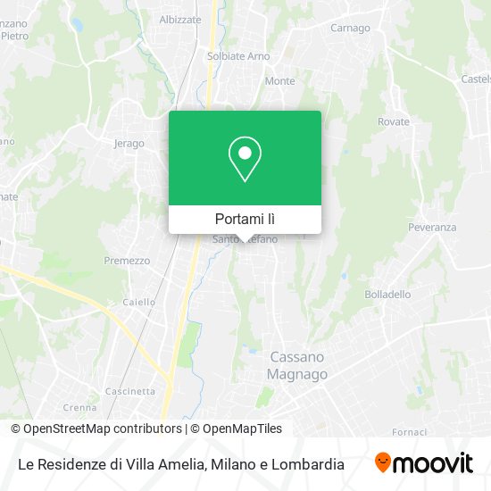 Mappa Le Residenze di Villa Amelia