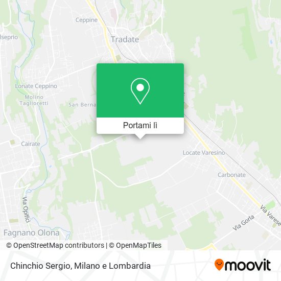 Mappa Chinchio Sergio
