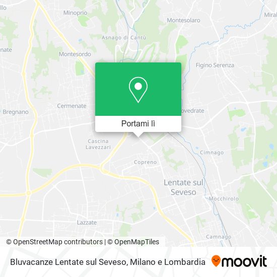 Mappa Bluvacanze Lentate sul Seveso