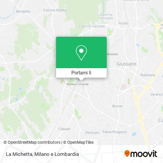 Mappa La Michetta