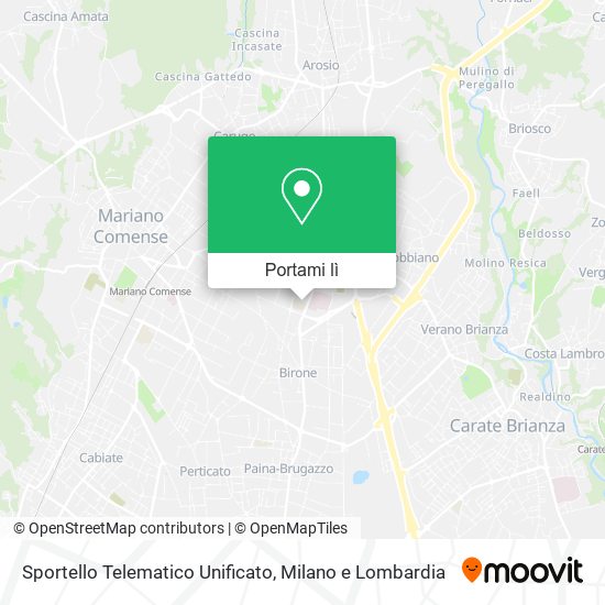 Mappa Sportello Telematico Unificato