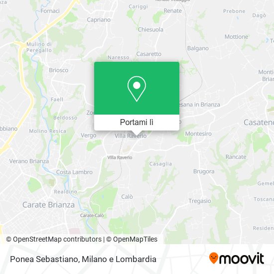 Mappa Ponea Sebastiano