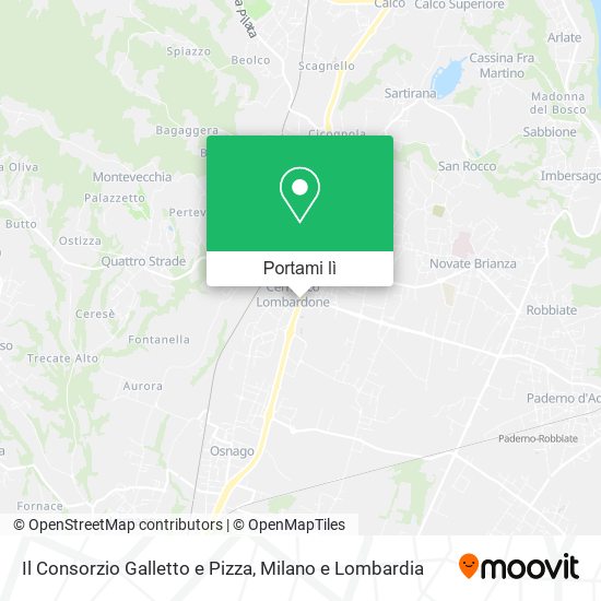 Mappa Il Consorzio Galletto e Pizza