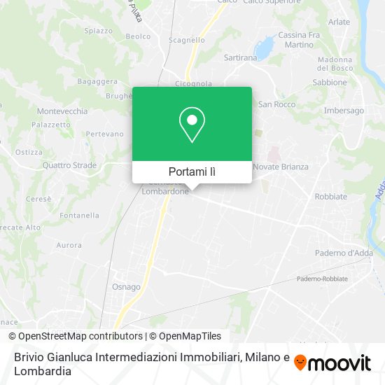 Mappa Brivio Gianluca Intermediazioni Immobiliari