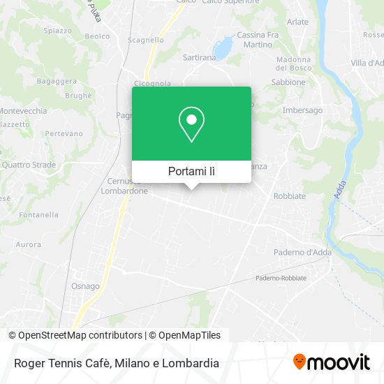 Mappa Roger Tennis Cafè