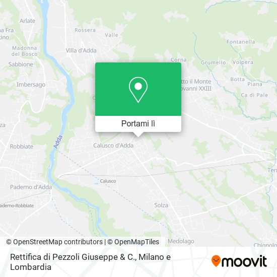 Mappa Rettifica di Pezzoli Giuseppe & C.