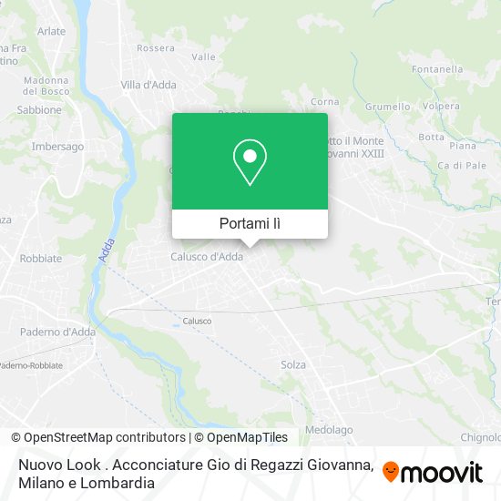 Mappa Nuovo Look . Acconciature Gio di Regazzi Giovanna