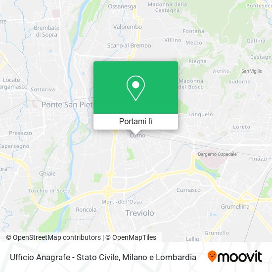 Mappa Ufficio Anagrafe - Stato Civile