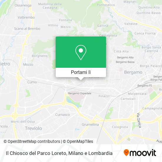 Mappa Il Chiosco del Parco Loreto