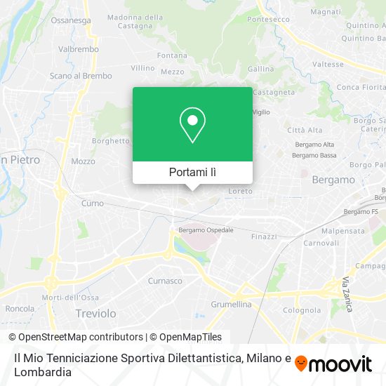 Mappa Il Mio Tenniciazione Sportiva Dilettantistica