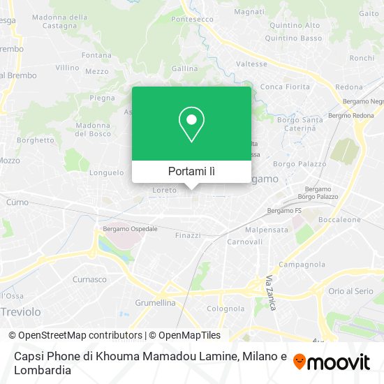 Mappa Capsi Phone di Khouma Mamadou Lamine