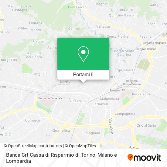 Mappa Banca Crt Cassa di Risparmio di Torino