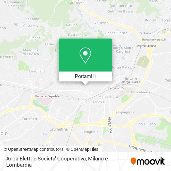 Mappa Anpa Elettric Societa' Cooperativa