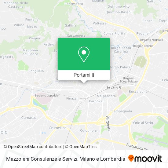 Mappa Mazzoleni Consulenze e Servizi