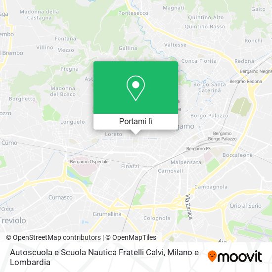 Mappa Autoscuola e Scuola Nautica Fratelli Calvi