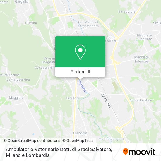 Mappa Ambulatorio Veterinario Dott. di Graci Salvatore