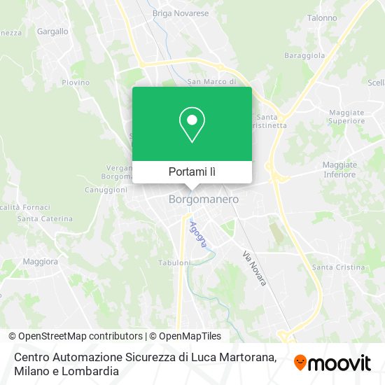 Mappa Centro Automazione Sicurezza di Luca Martorana