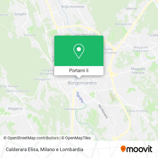 Mappa Calderara Elisa