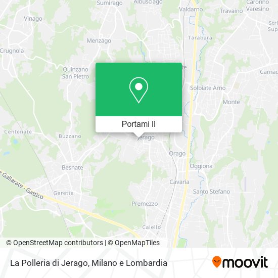 Mappa La Polleria di Jerago