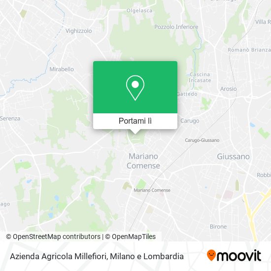 Mappa Azienda Agricola Millefiori