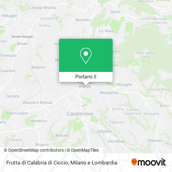 Mappa Frutta di Calabria di Ciccio