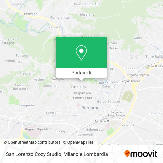 Mappa San Lorenzo Cozy Studio