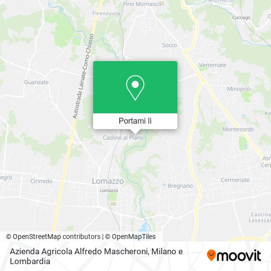 Mappa Azienda Agricola Alfredo Mascheroni