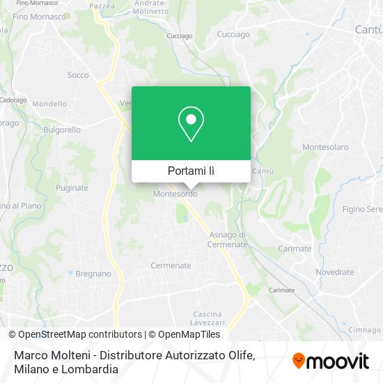 Mappa Marco Molteni - Distributore Autorizzato Olife
