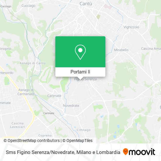 Mappa Sms Figino Serenza/Novedrate