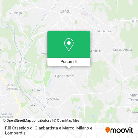 Mappa F.lli Orsenigo di Gianbattista e Marco