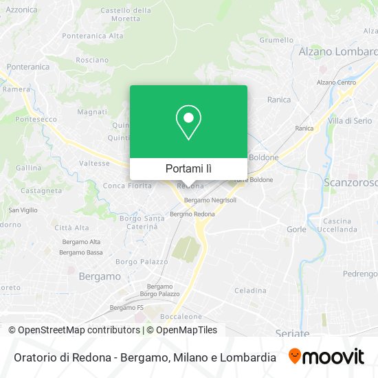 Mappa Oratorio di Redona - Bergamo