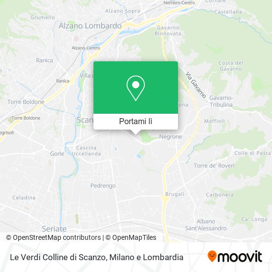Mappa Le Verdi Colline di Scanzo