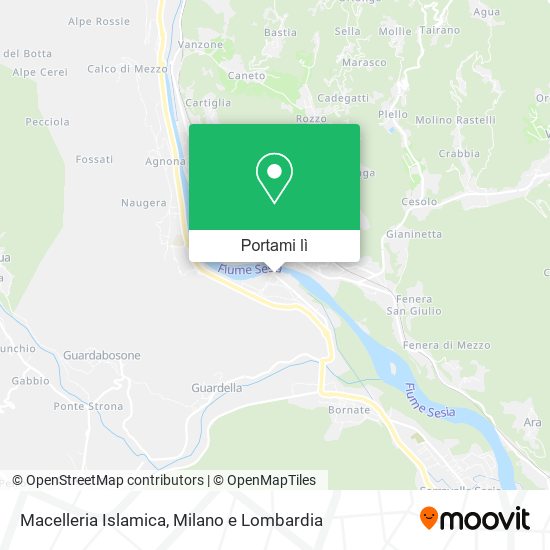 Mappa Macelleria Islamica