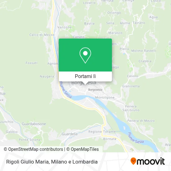 Mappa Rigoli Giulio Maria