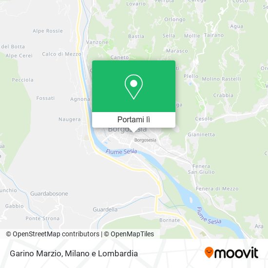 Mappa Garino Marzio