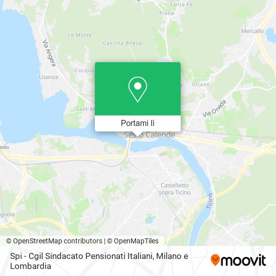 Mappa Spi - Cgil Sindacato Pensionati Italiani