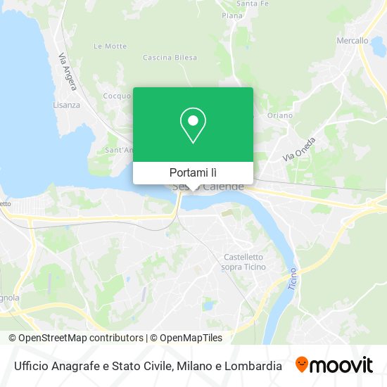 Mappa Ufficio Anagrafe e Stato Civile