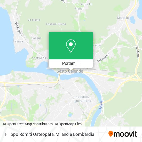 Mappa Filippo Romiti Osteopata