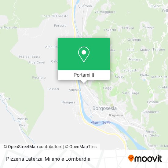 Mappa Pizzeria Laterza