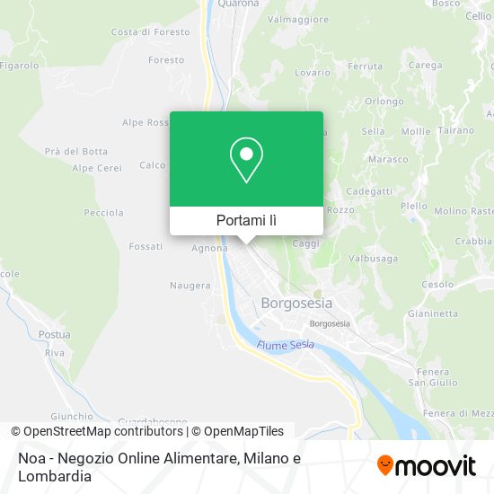 Mappa Noa - Negozio Online Alimentare