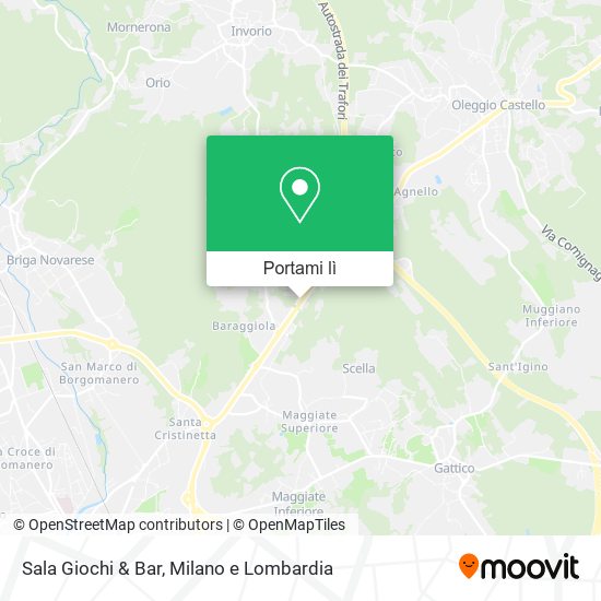 Mappa Sala Giochi & Bar