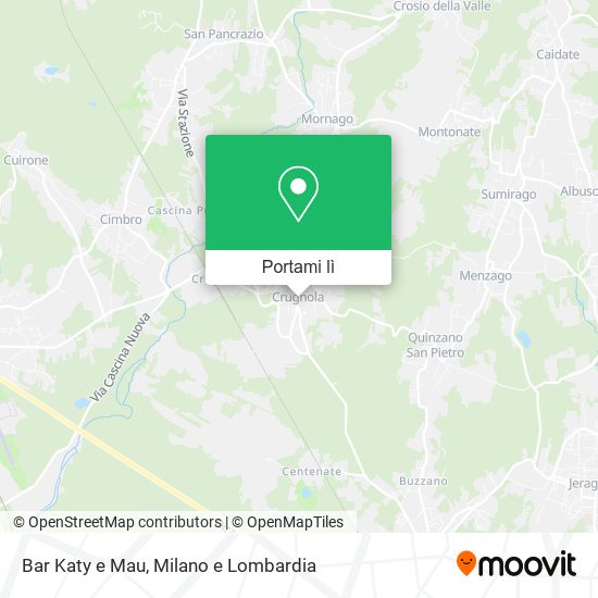 Mappa Bar Katy e Mau
