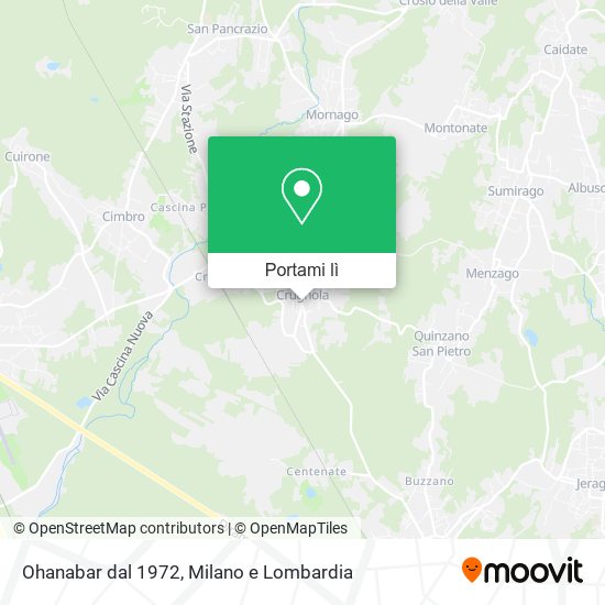 Mappa Ohanabar dal 1972